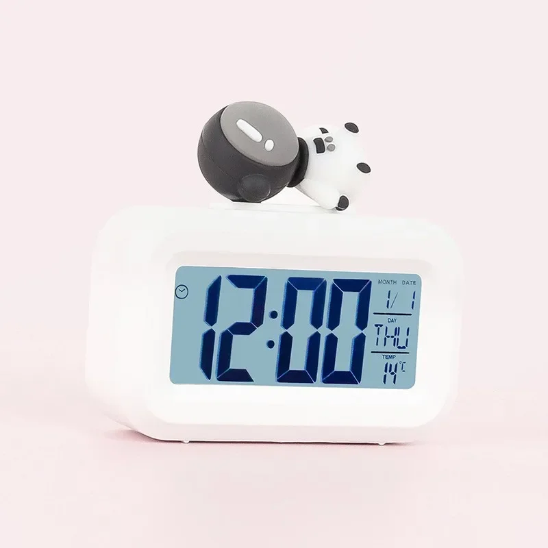 LED Digital Alarm Clock Backlight Snooze Data Time Calendar Desktop Multifunction Electronic Backlight Table Clock