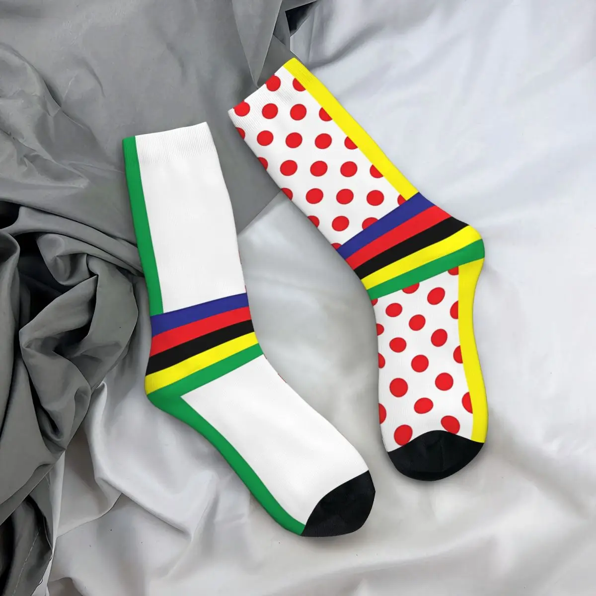 Calcetines de estilo callejero Harajuku Retro para hombre, Medias sin costuras, novedad