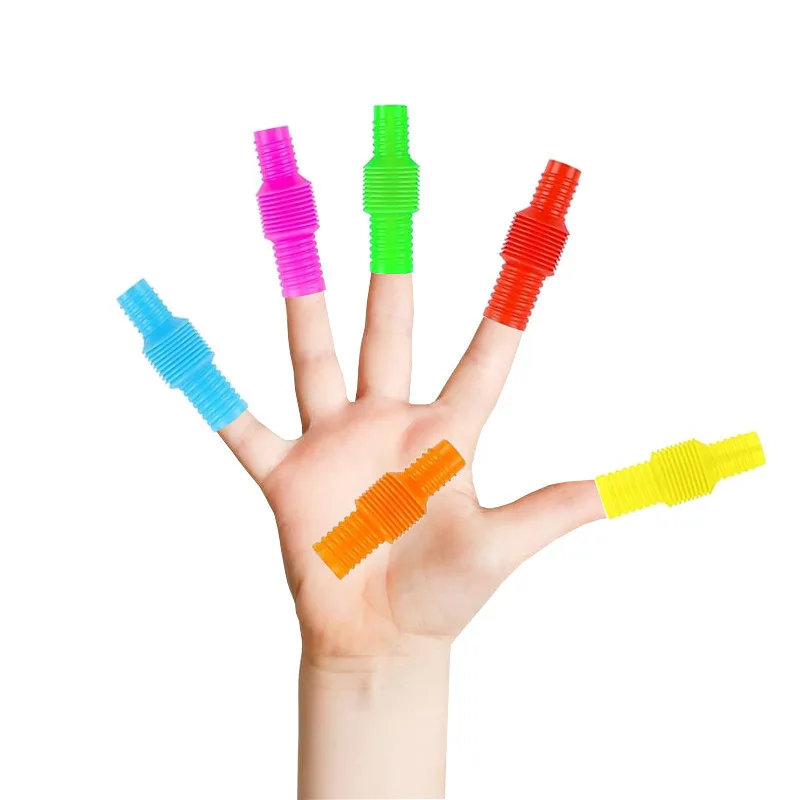 Colorful Telescopic Tubes Fidget Toys Sensory Toy For Kid&Adult Stress Anxiety Relief Learning Toys Stretch Tube Birthday Gifts - view 5