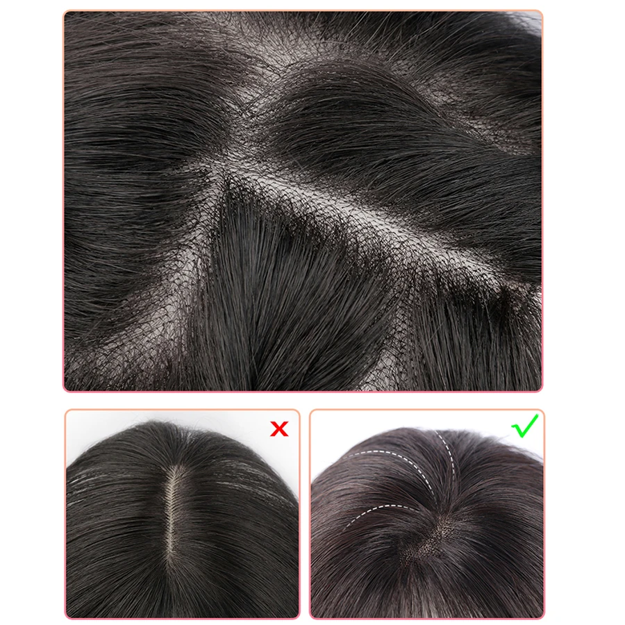 Рисунок 2 - 10-дюймовый топпер из натуральных волос с челкой