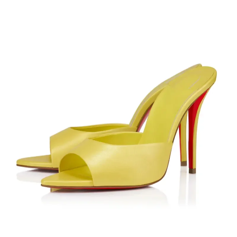 Shoes for Women New Pointed Open Toe Roman Sandals Metal Sexy Women's Shoes Outdoors Slippers 10.5 cm Sandalias Romanas Mujer image 3
