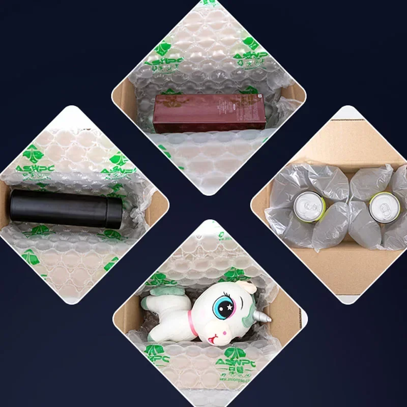 ใหม่ขนาดใหญ่ 28 เมตร/นาที Gourd ฟิล์มบัฟเฟอร์ Air Cushion เครื่องฟิล์ม Inflator ถุงฟองบรรจุถุง Logistics Express อุตสาหกรรม