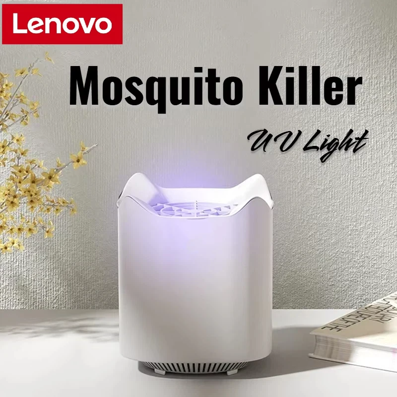 Lámpara Antimosquitos Xiaomi MIJIA con Luz UV, Trampa Silenciosa USB para Moscas e Insectos, Ideal para el Hogar y Dormitorio