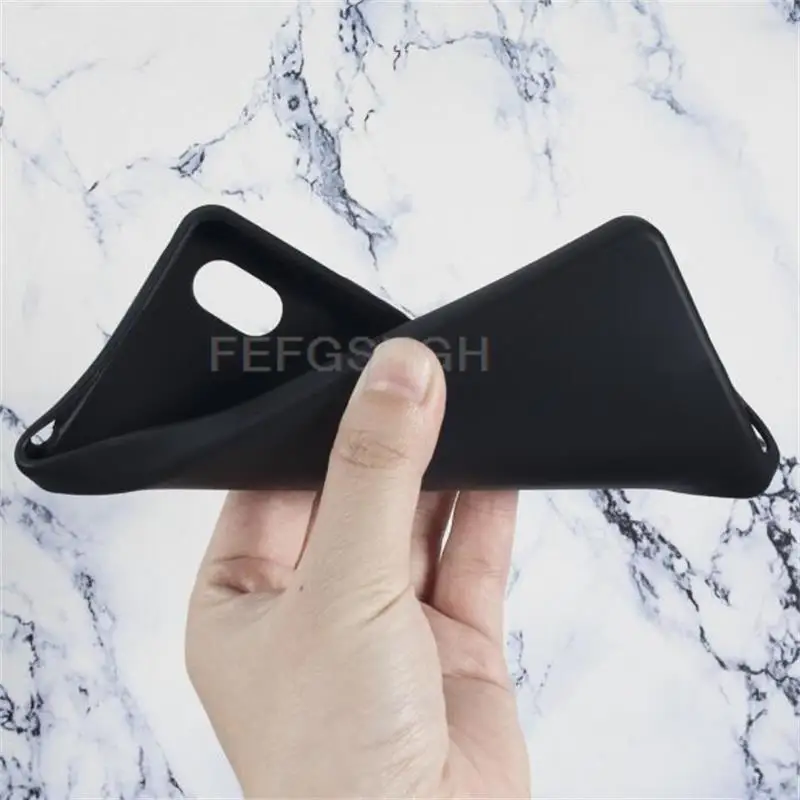 Anti-knock Soft TPU Phone Case For Sony Xperia Ace iii 3 SOG08 SO-53C Silicone Cover Bumper Tempered Glass