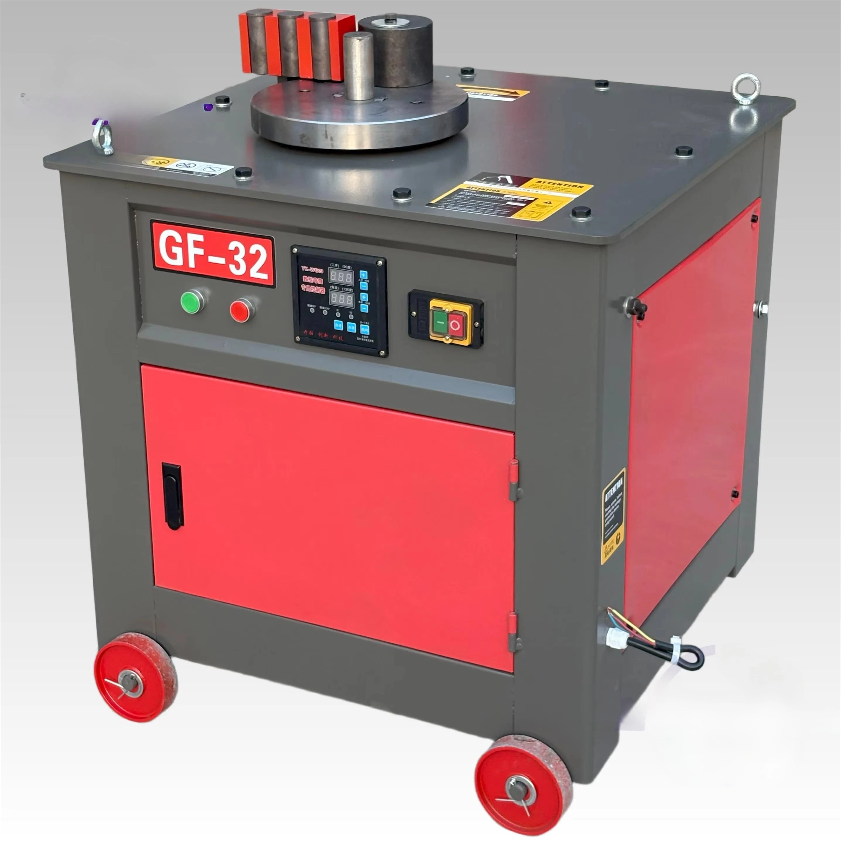 The new GF 32 type CNC steel ring bending pipe machine is sui for processing various types of building steel.
