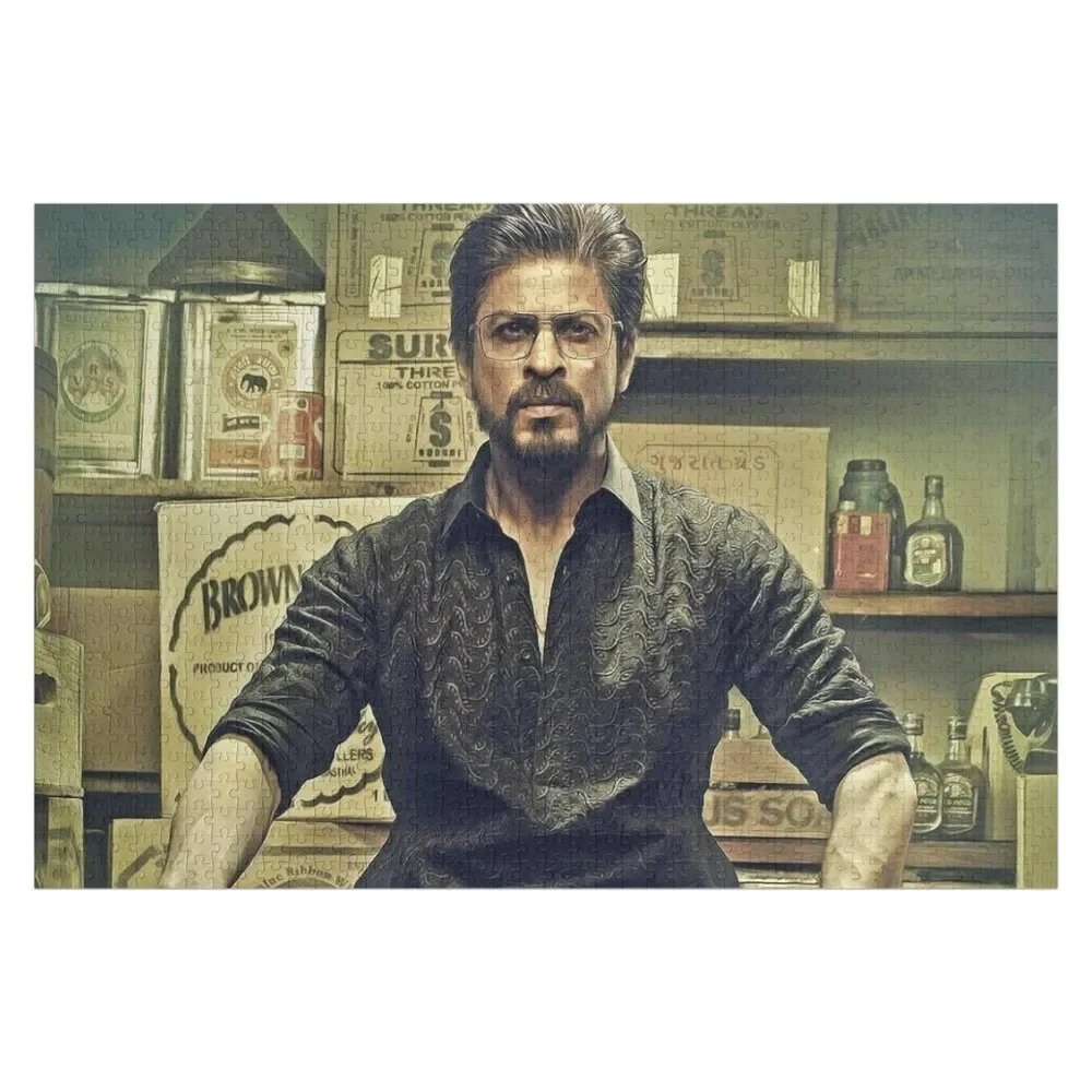 Art Shah Rukh Khan Jigsaw Puzzle Personalized Wooden Name Personalized Gift Anime Puzzle