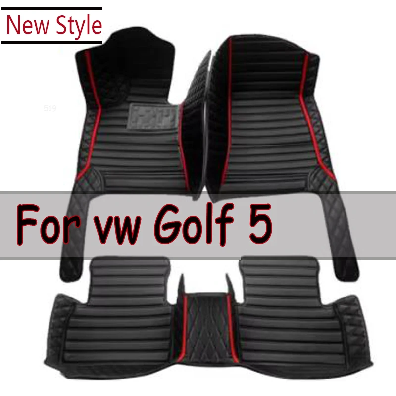 

Автомобильные коврики для VW vw Golf 5 MK5 2008 2007 2006 2005 2004, ковры, подушечки для ног, аксессуары, сменные внутренние коврики