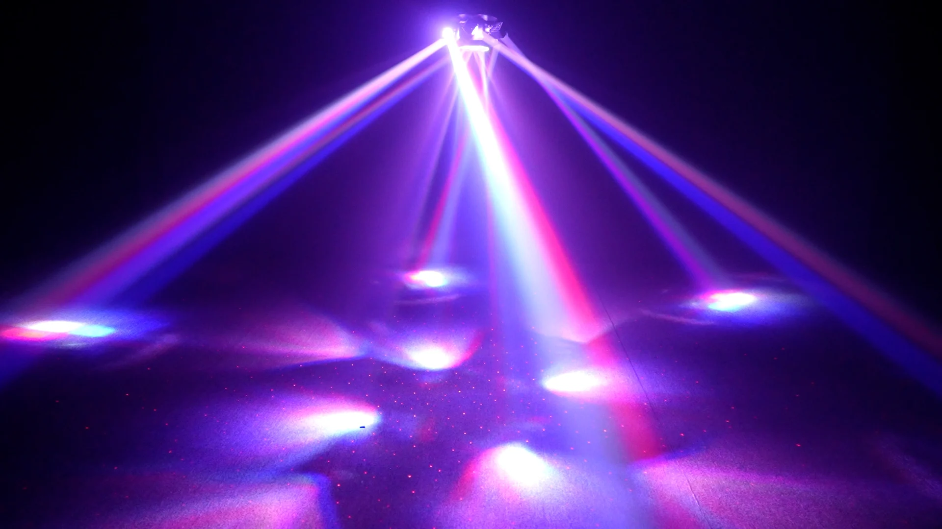Fernbedienbare Moving-Head-Lichtanlage mit 6 Armen, RGBW-Beam, Strobe, Laser, DMX512-Bühnenbeleuchtung für DJ, Disco, KTV – Detail 17