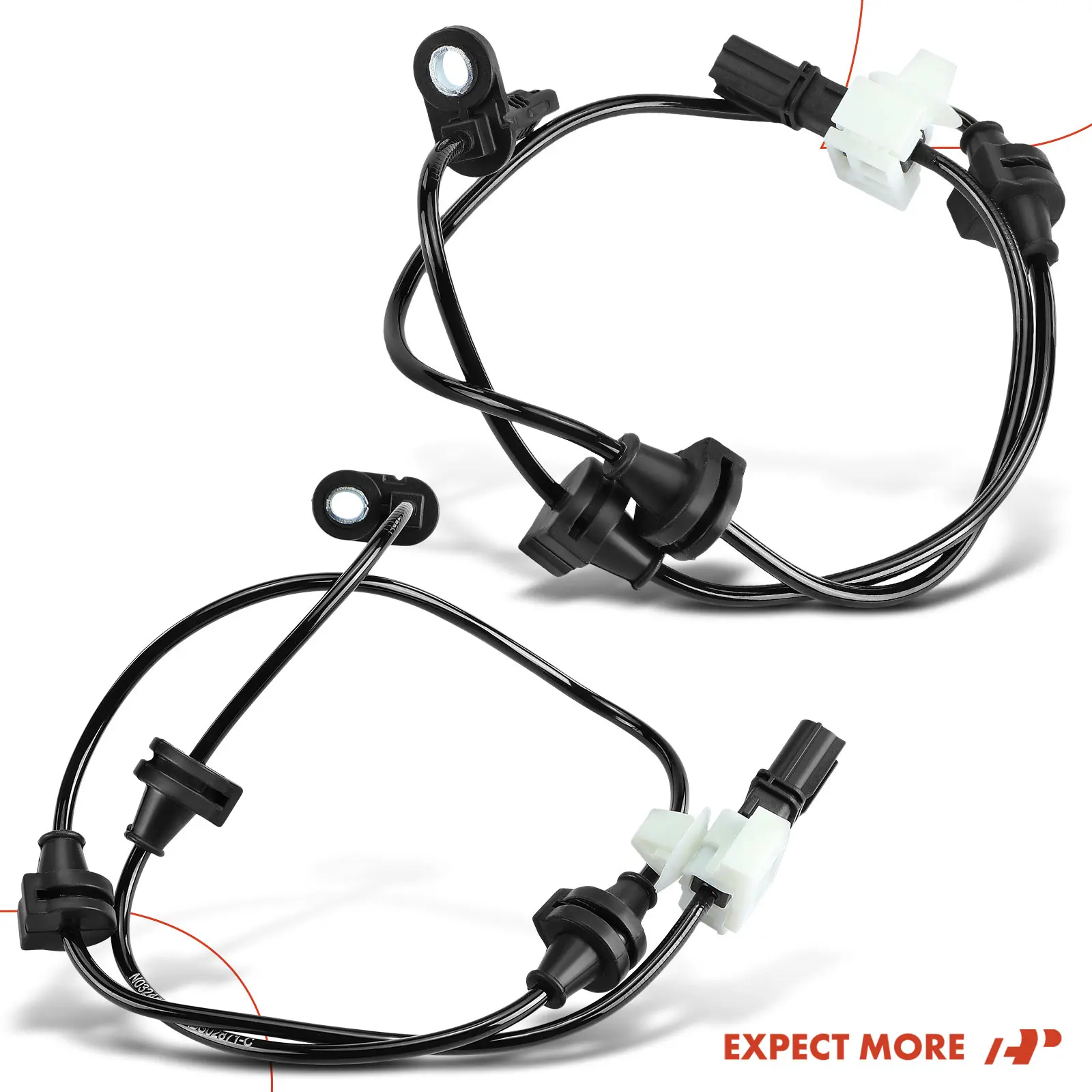 A-Premium 2Pcs Rear Driver & Passenger Side ABS Wheel Speed Sensor for Honda Pilot 16-22 Ridgeline Acura MDX 14-16