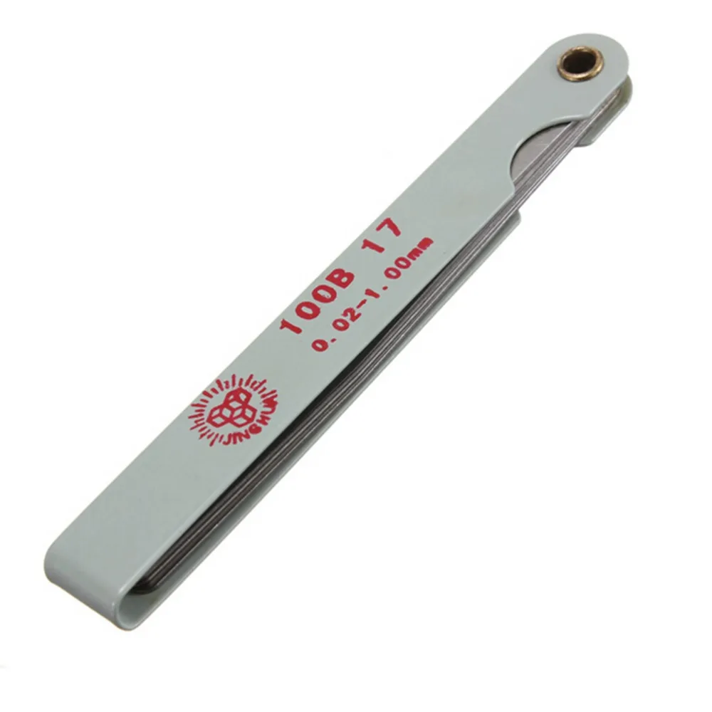 0.02 To 1MM 17 Blade Thickness Gap Metric Filler Feeler Gauge Measure Tool For Feeler Gauge Valve Shim Use