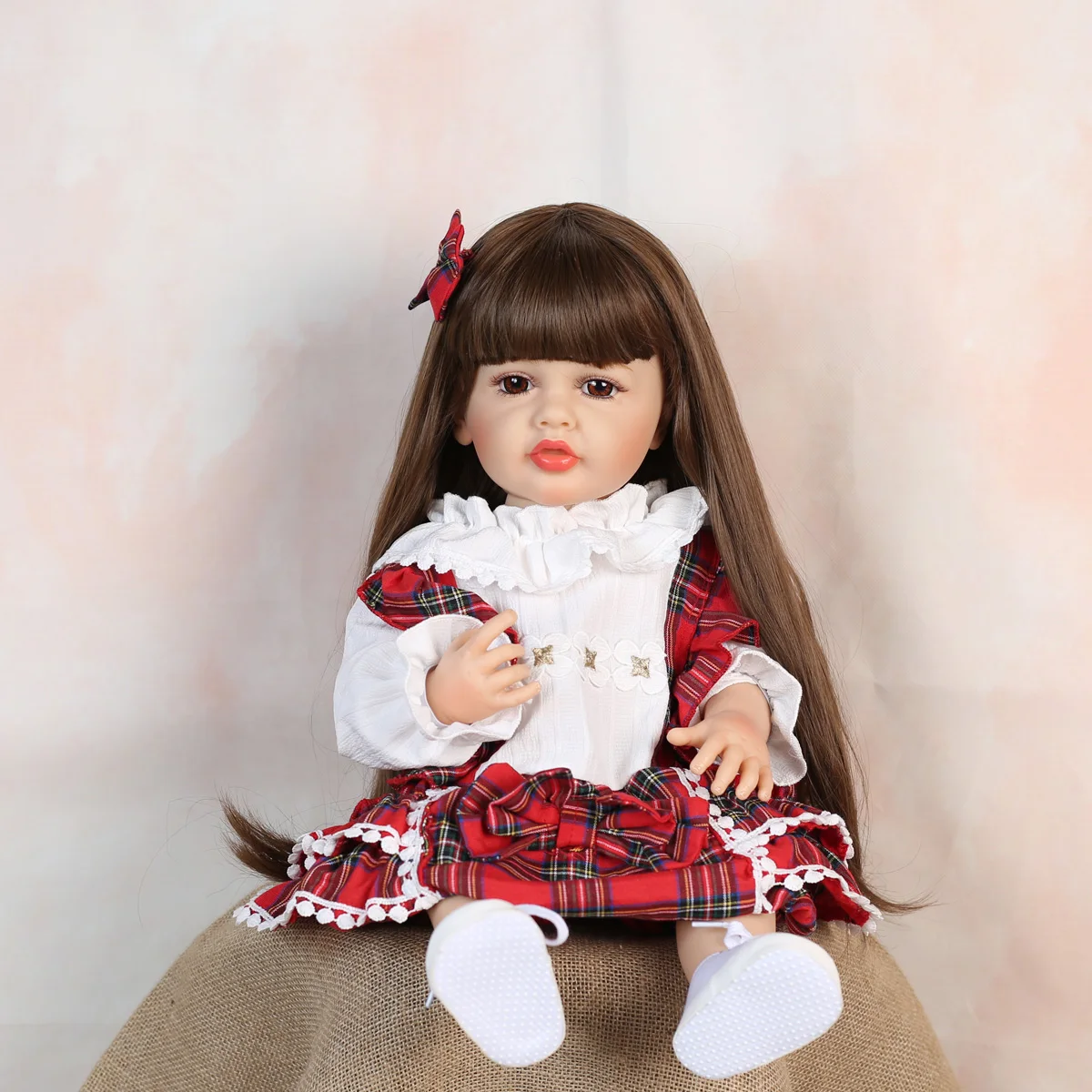 Keiumi 55 Cm Siliconen Vintage Stijl Pop Reborn Babypop Bebe Reborn Speelgoed Verjaardagscadeaus Voor Kind