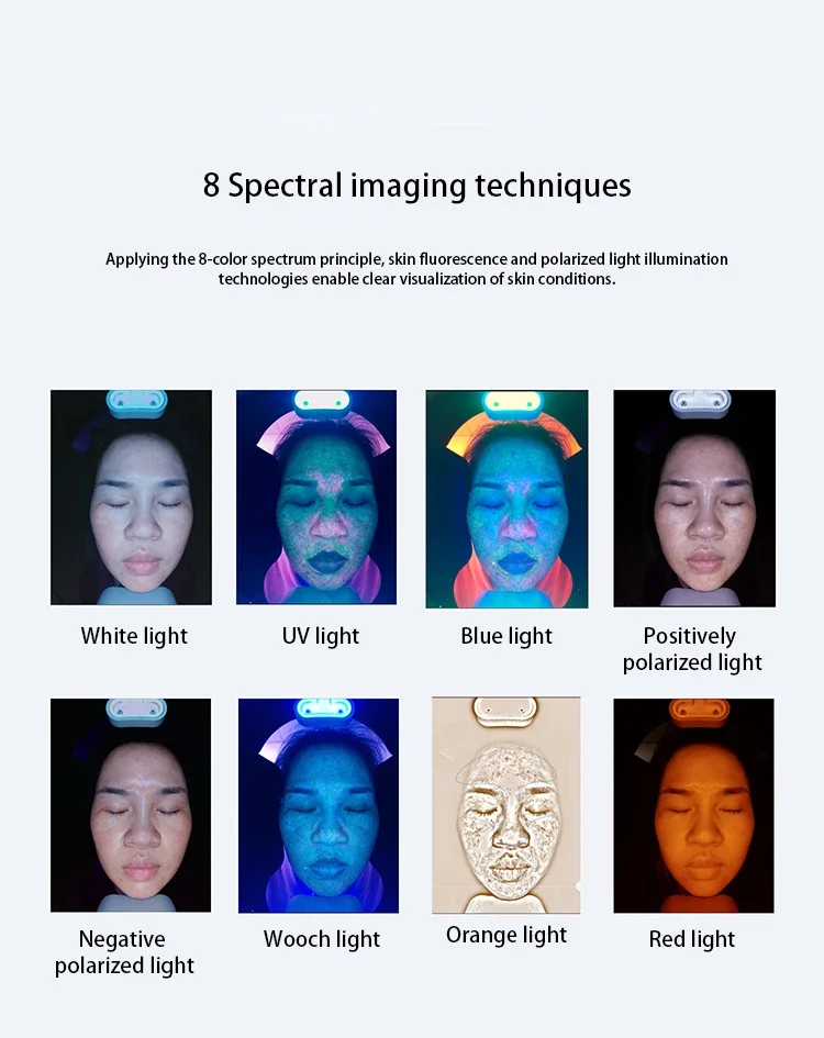 Professional Analyzer System Machine Facial  Analyzer Face Analyser Machine FacialTesting Machine Facial Skin Analyzer