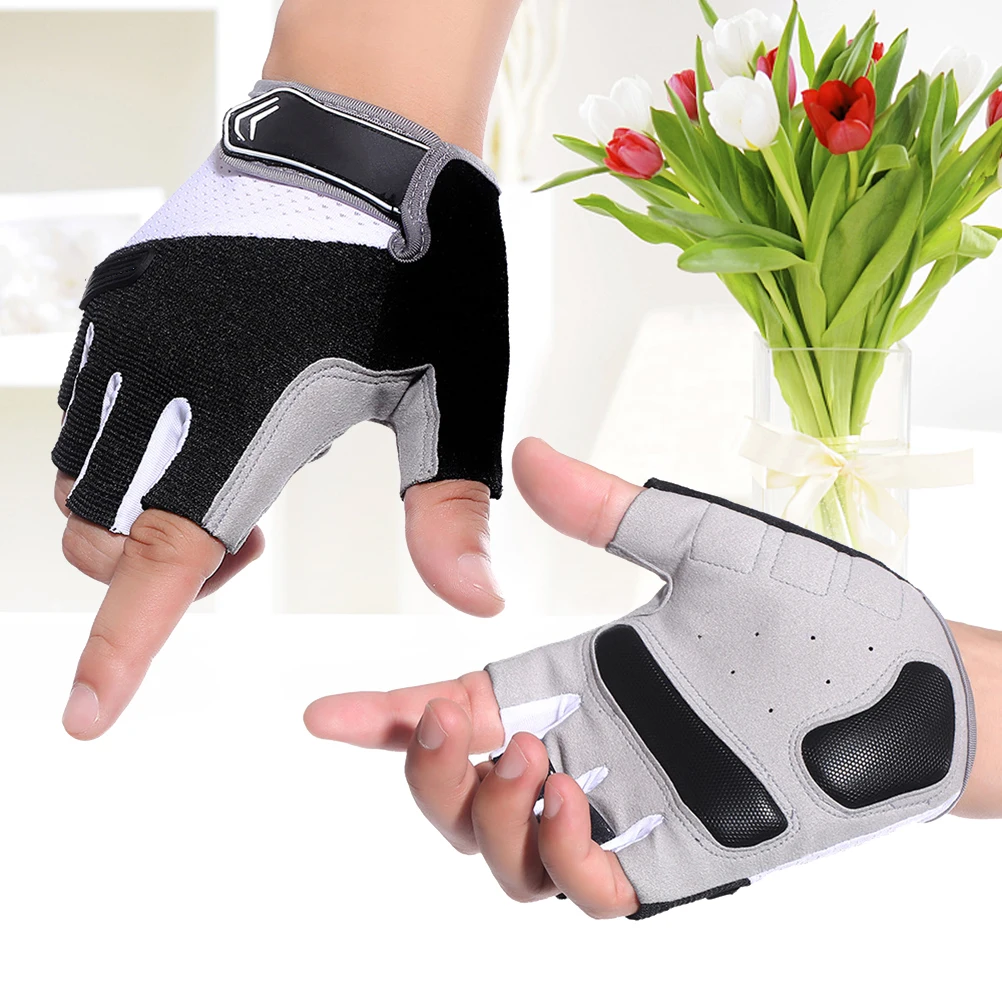 

Fingerless Cycling Gloves Xl Premium Elastic Fabric for Bike Motorcycle Climbing Leisure Activities Gloves for Men