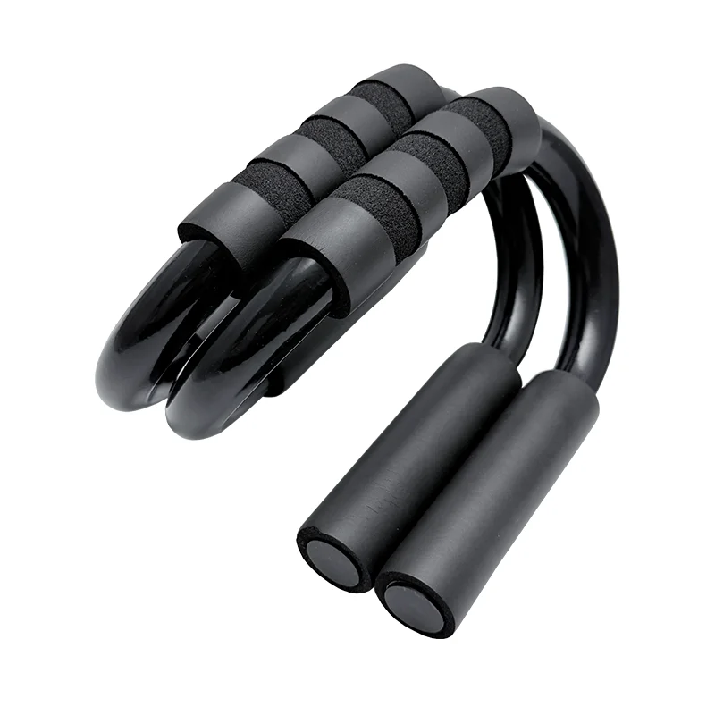 S Shaped Push up Stand PVC Foam Anti-Slip Handle Unique Sturdy Structure Push up Bar for Strength Training