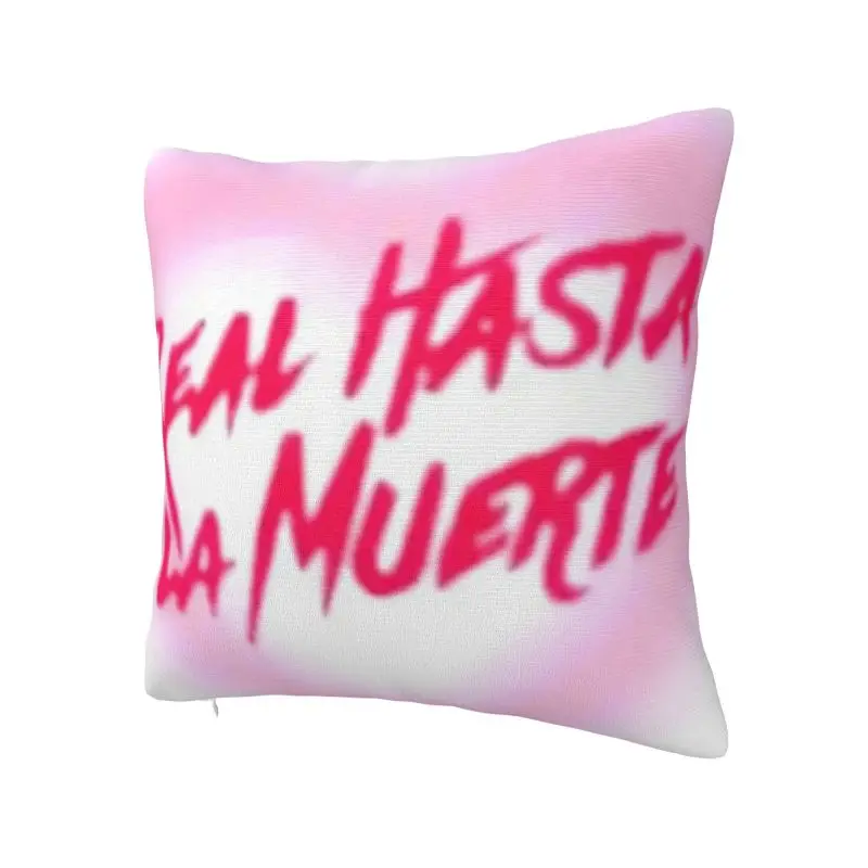 Custom A-Anuels Rapper AA Cushion Cover Decoration 3D Print Real Hasta La Muerte Throw Pillow Case for Living Room Double Side