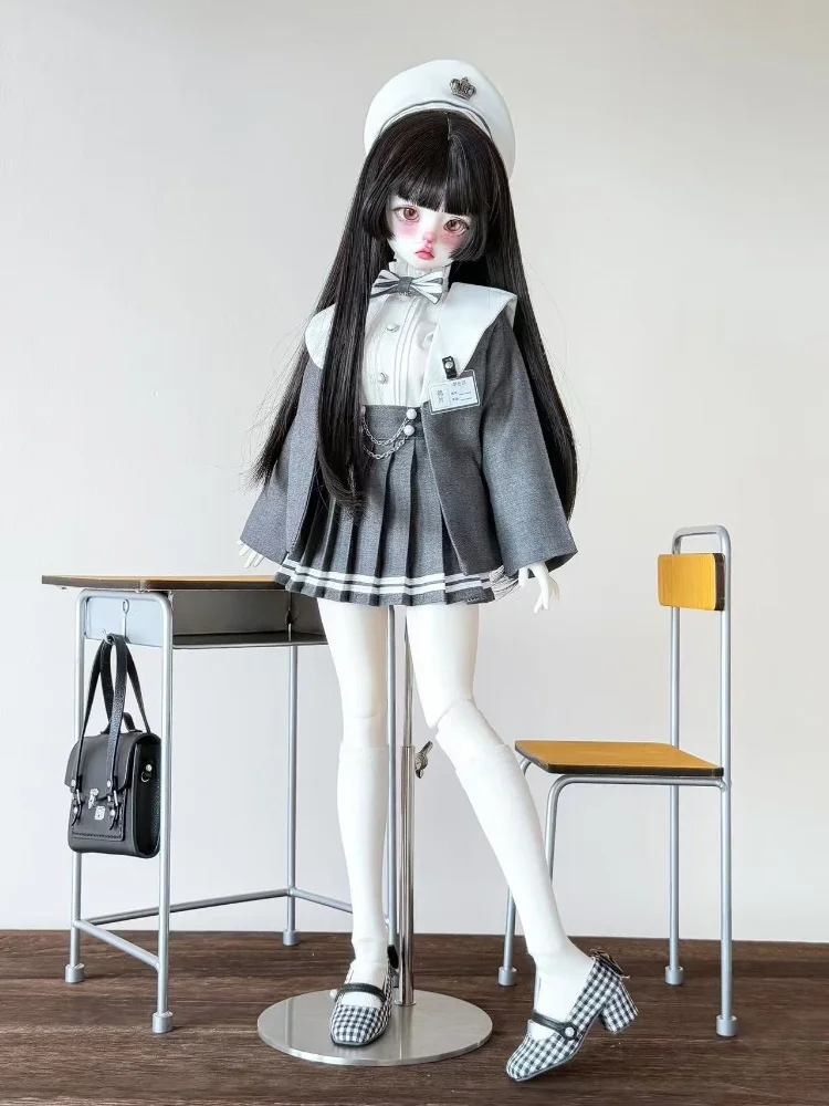 Vestiti per bambole BJD per accessori per bambole 1/4 MSD MDD bambola vestito da marinaio bambola vestire regalo vestiti fai da te (solo vestiti senza bambola senza borsa)