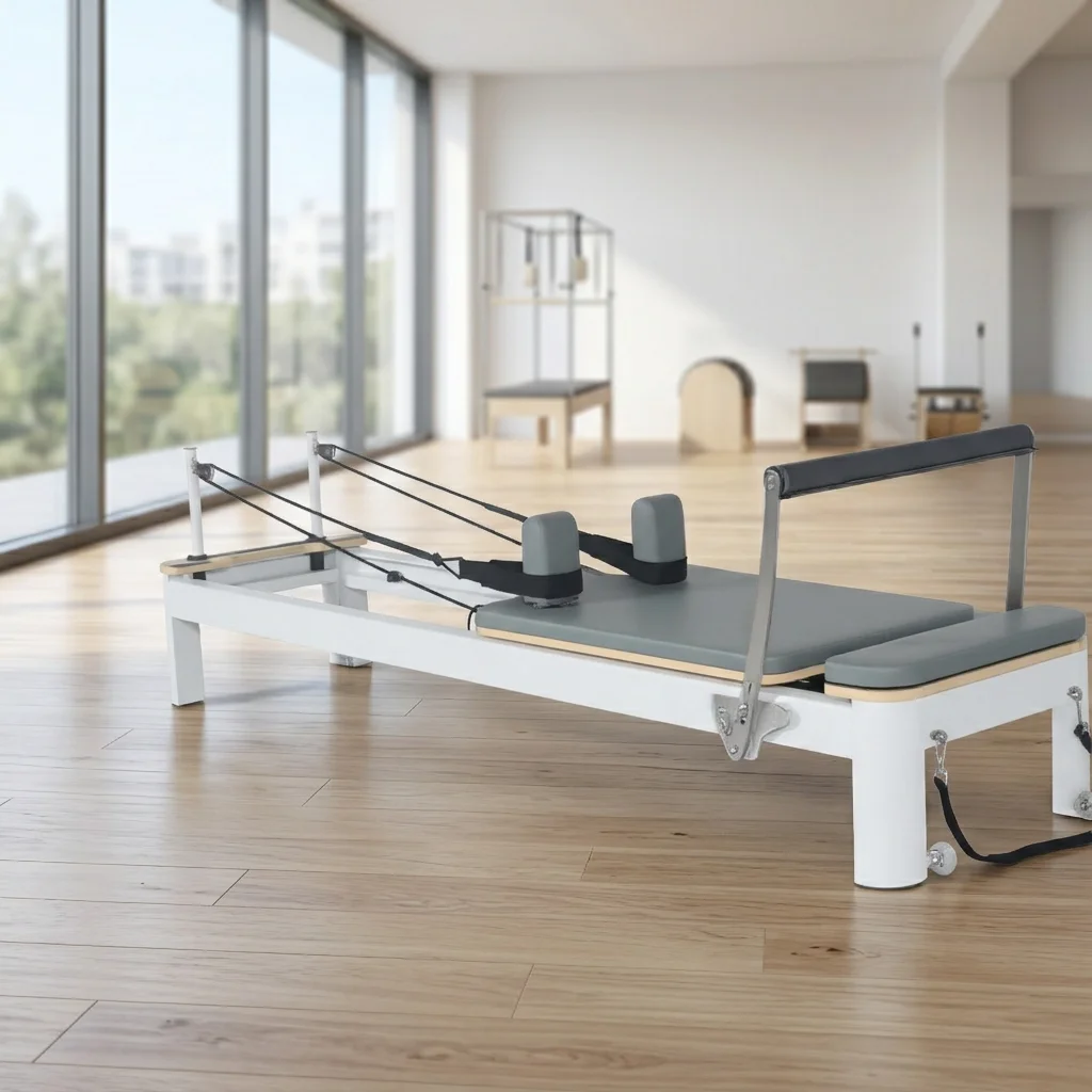 Studio Reliable Durable Adjustable Aluminum Alloy Pilates Reformer for Home Use and Efficient Yoga & Health Work