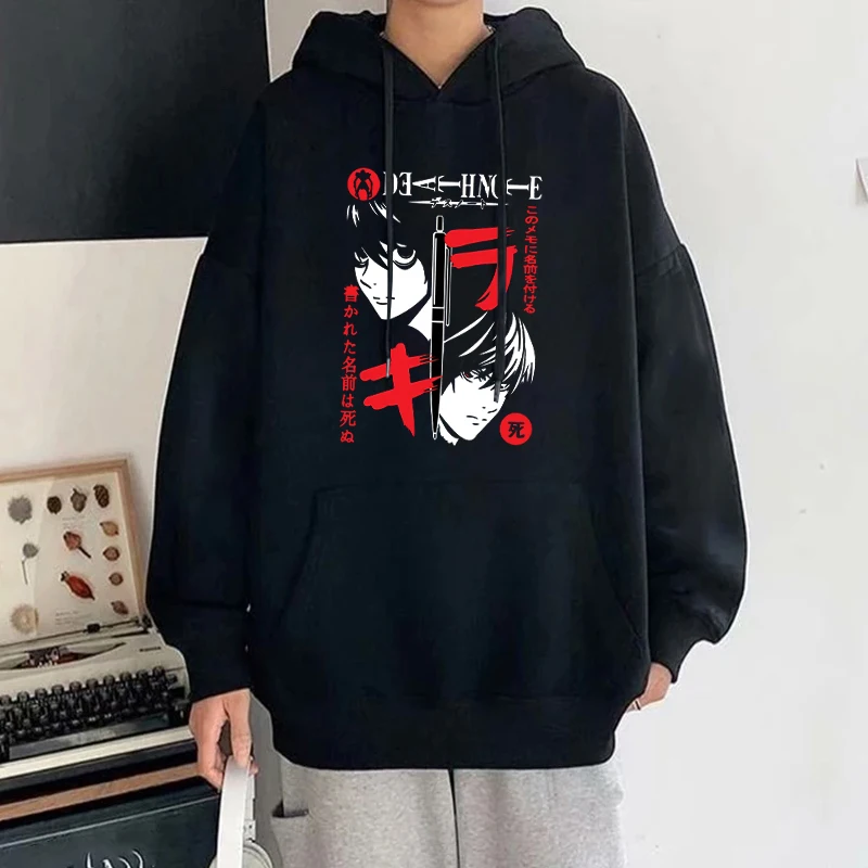 Hot Anime Hoodies Women Men Fashion Personality Pullover Hooded Casual Long Sleeve Sweatshirts Tops