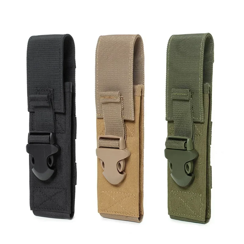 

Наружная тактическая сумка для фонарика Molle, поясная сумка для инструментов, подходит для занятий спортом на открытом воздухе, кемпинга, походов и охотничьих комплектов освещения.