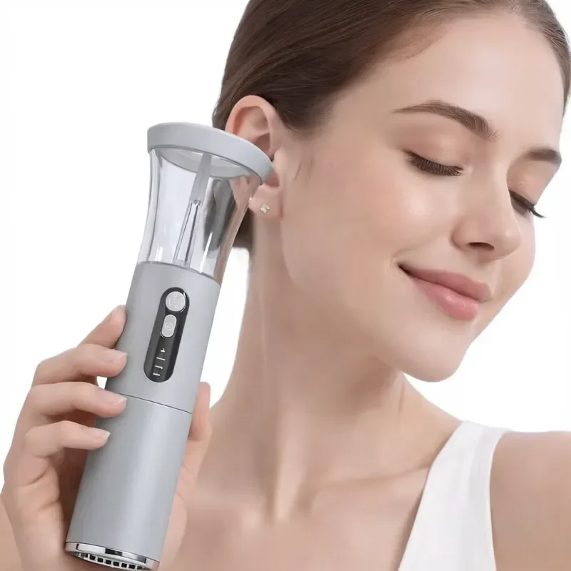 Portable Intelligent Electric Ear Wash Cordless Earwax Removal Tool Set 350ML Water Flush
