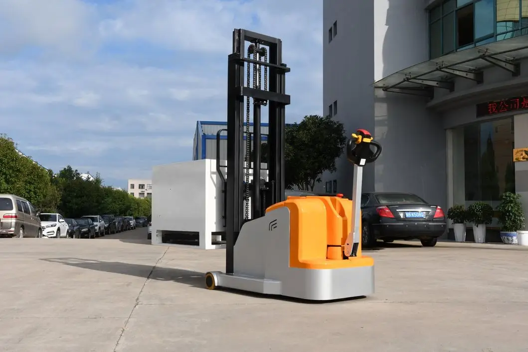 Mini Self Loading Stacker 1200mm Lifting Height 1.5 Ton Pallet Stacker