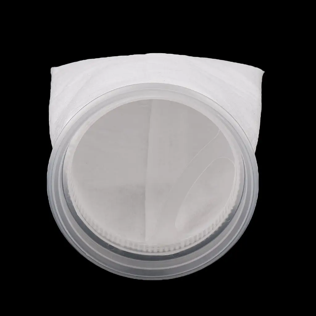 100um/150um Aquarium Tank Felt Filter Bags 4 Inch Ring by 9 Inch Long