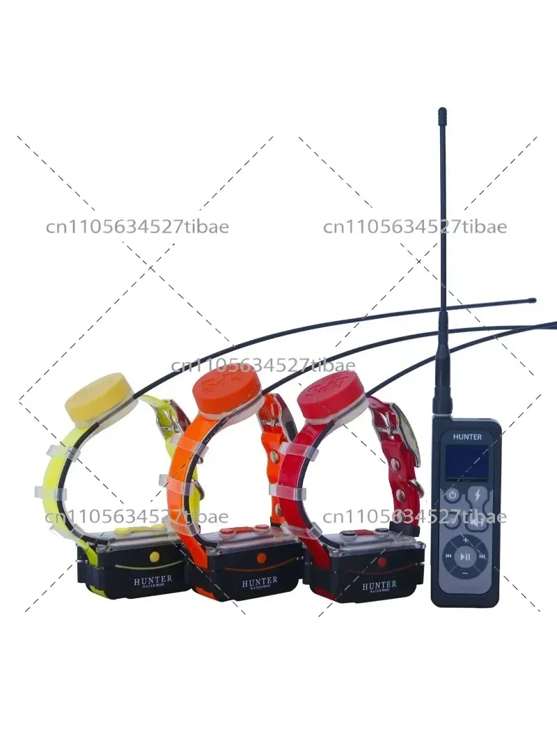 

Waterproof GPS Tracker Collar for 3 Dogs Hunting without SIM Card Tricolor 25003PRO Pet Monitoring Device
