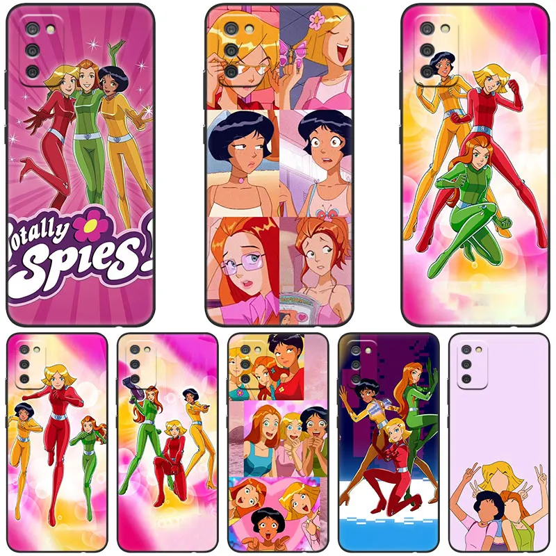 Totally Spies Black Case For Samsung Galaxy A03S A01 Core A21S A02S A10S A11 A20S A20E A30 A31 A40 A41 A6 A7 A8 A9 2018 A5 2017