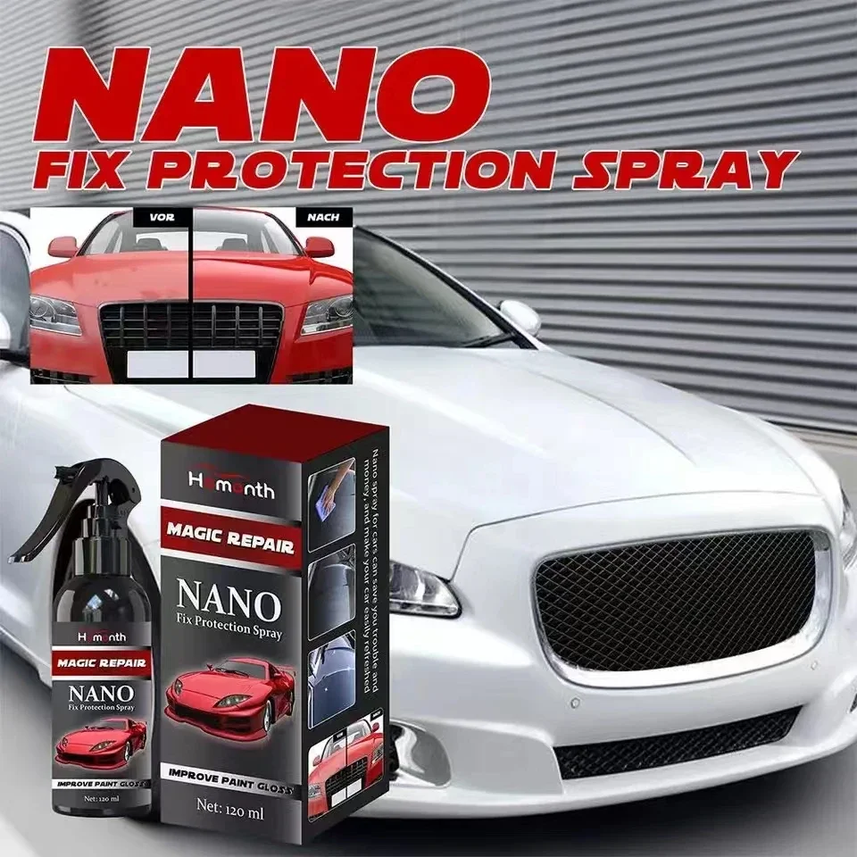 Automotive Nano Plating Agent Spray Water Wax Wash Maintenance Repair Polishing Hand   Liquid Car Paint