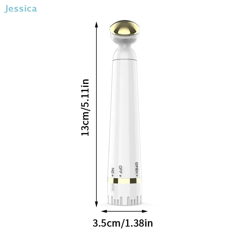 ☆ جهاز تدليك الوجه الكهربائي الصغير المحمول بالاهتزاز ومضاد للشيخوخة والتجاعيد والهالات السوداء قلم إزالة أدوات العناية بالبشرة التجميلية