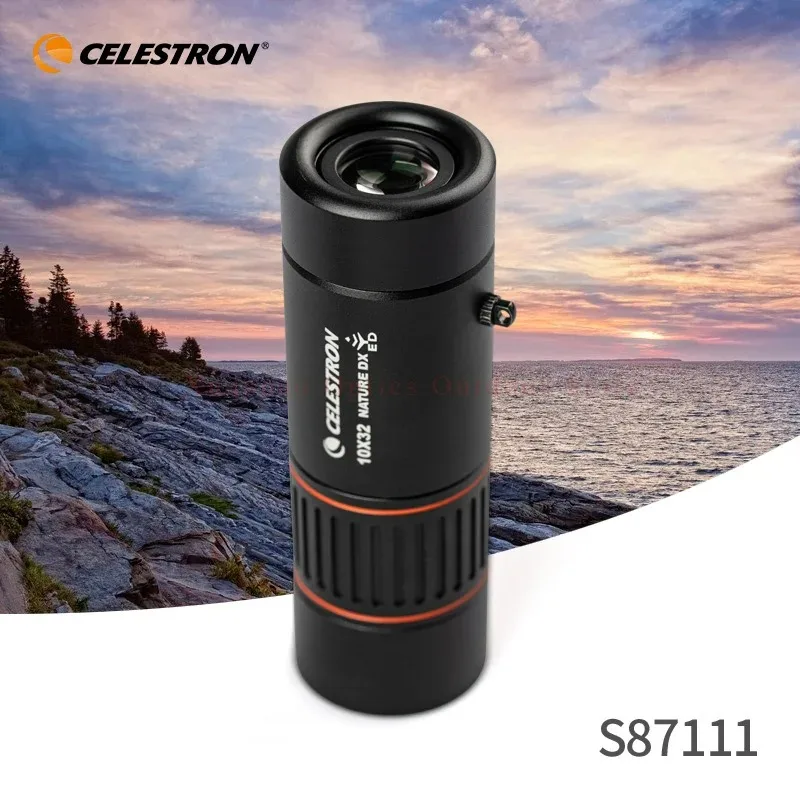 Celestron Monocular Natural DX10x32ED High Power Night Vision Monocular Portable Low Light HD for Concerts
