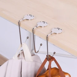 1pc Students Backpack Handbag Desk Hook Hanger Kitchen Cabinet Garbage Bag Hooks Desk Side Hook Office Organizer