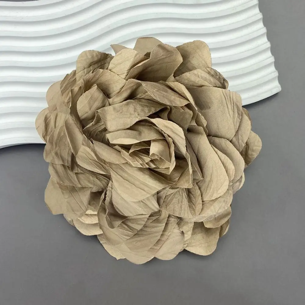 New 16CM Multi-layer Rose Flower Brooch Fabric Exaggerate Dress Suit Corsage Women Magazine Wedding Shoot Sweater Coat Pin