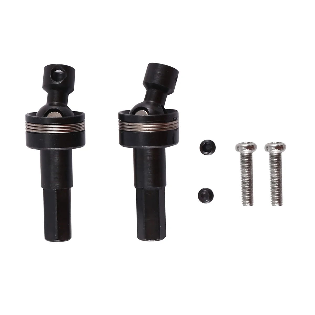 HOT 2Pcs Metal Front Axle Universal CVD Drive Shaft 5Mm Hex for WPL C14 C24 B14 B24 B36 MN D90 MN99S RC Car Upgrade Parts