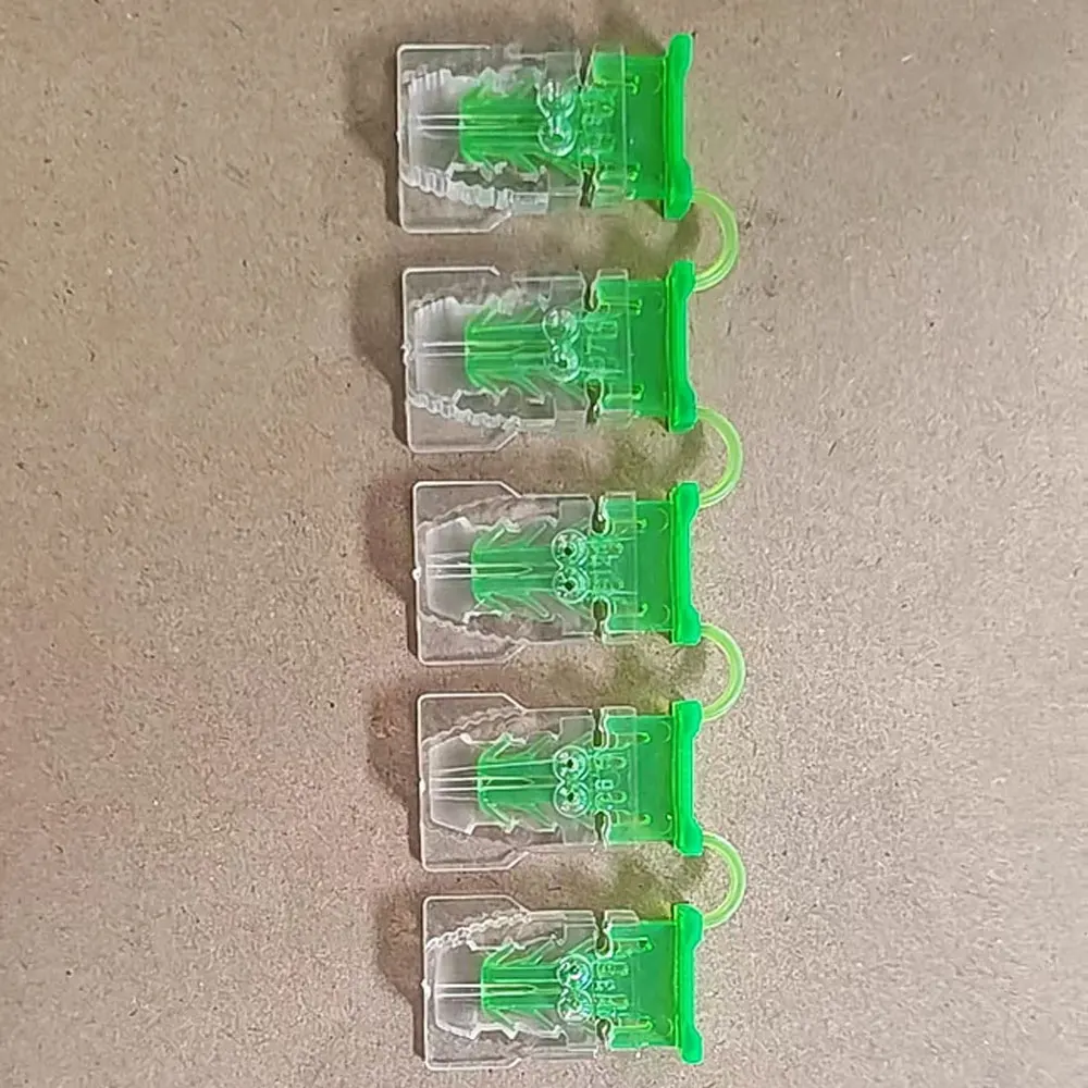 200pcs Blank Type Green Clear Separated(not Assembled ), Water Electric Meter Seal Lead Seal Anti-theft
