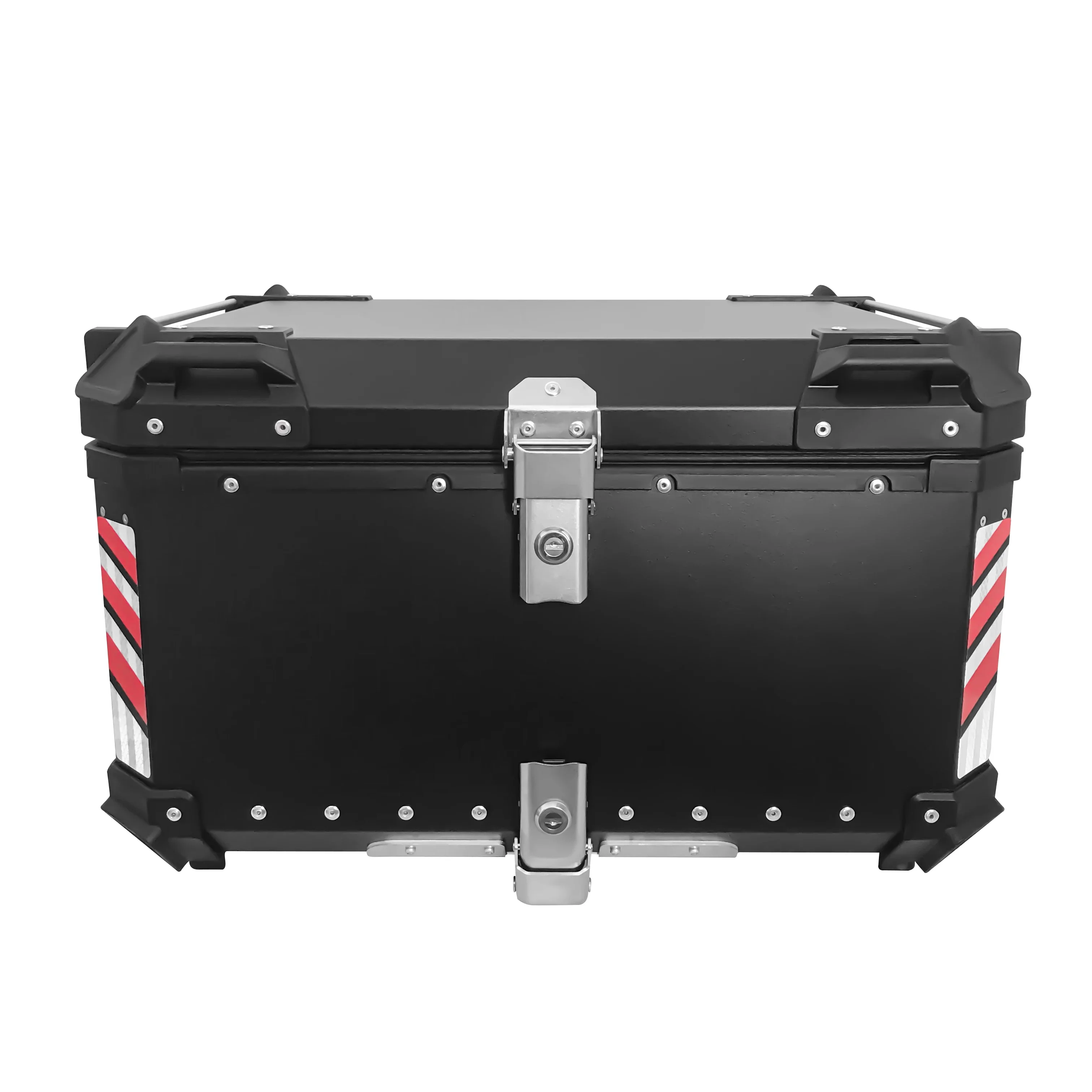 

ZHUITU 80L Motorcycle Tail Box delivery case aluminum box scooter motocross accessory luggage lock top box