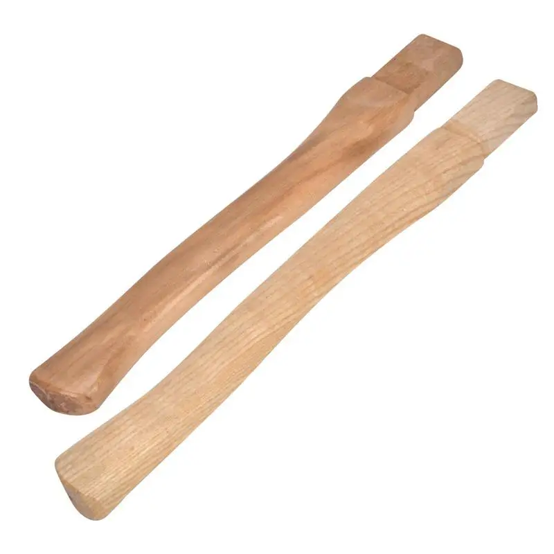 Substituição de Punho de Machado de Madeira Punho de Hickory de Madeira Curvo Longo Punho de Machado Durável Sólido para Lath Hatchet Fazenda em Casa e Jardim