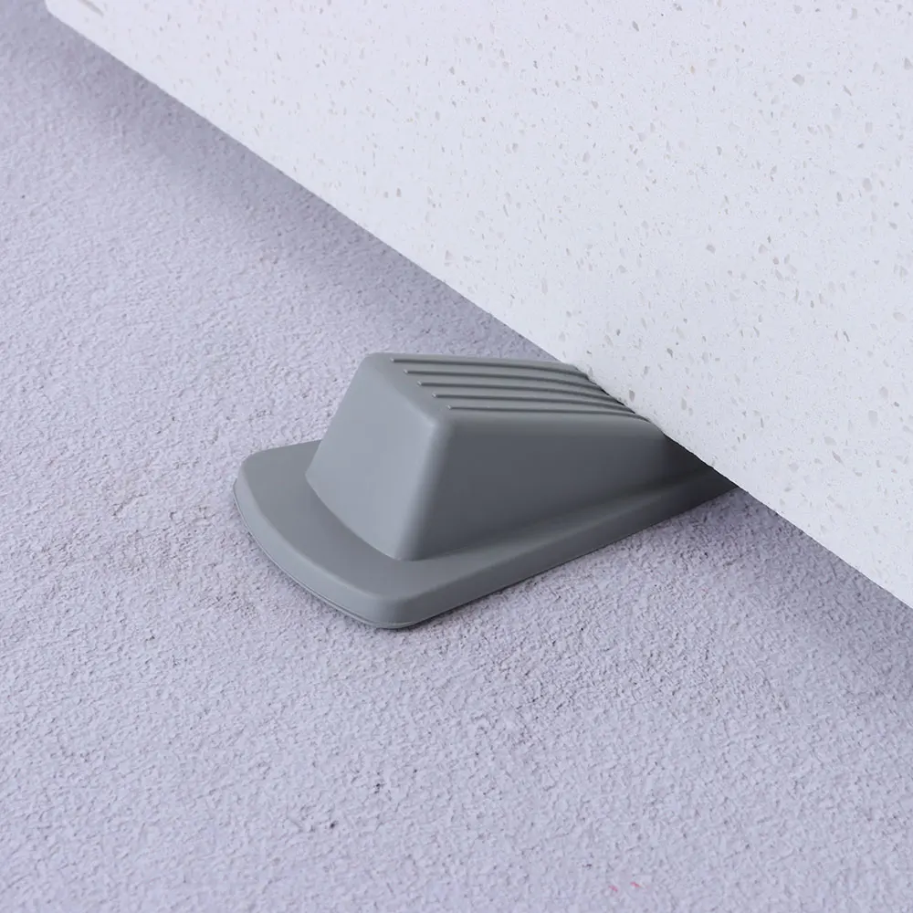 

Safety Silicone Door Stopper Door Bottom Windproof Block Wedge Door Stopper Home Office Door Rear Retainer Anti-collision Pad