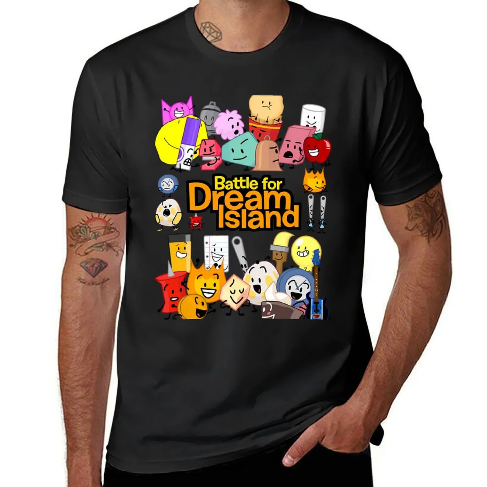 

Battle For Dream Island T-Shirt vintage plus size clothes essential t shirt mens designer t shirt
