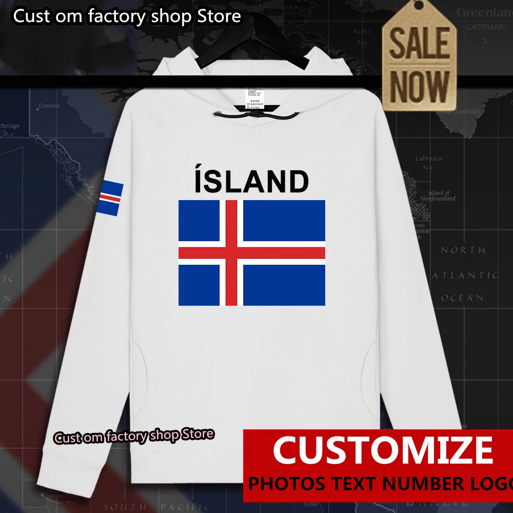 

Iceland ISL Icelander Icelandic IS mens hoodie pullovers hoodies men sweatshirt streetwear clothing hip hop tracksuit nation new