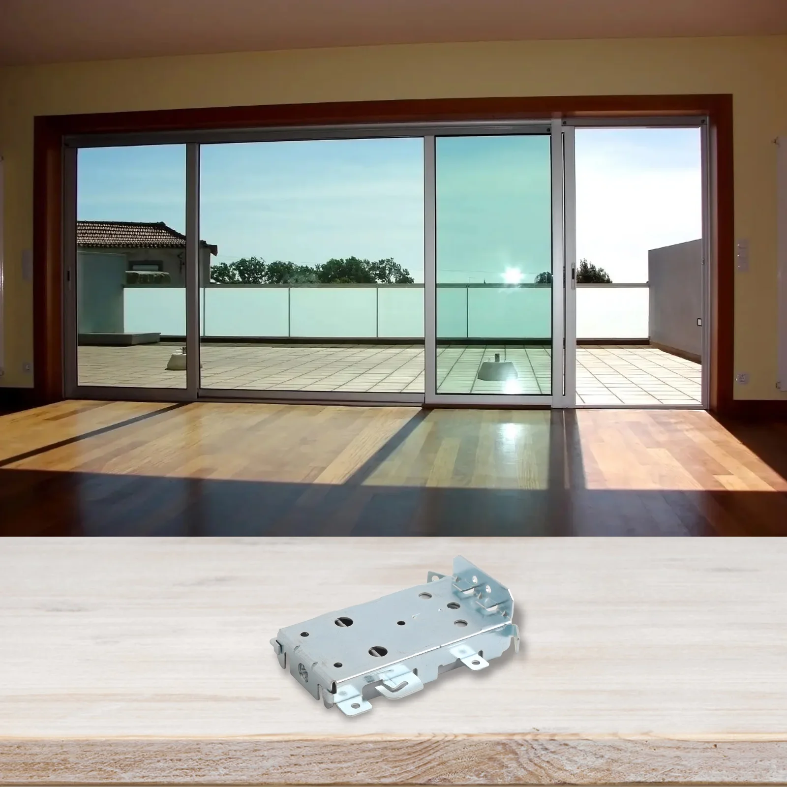 1 قطعة أدلة الباب المنزلق المعدني بكرات-بلاستيك دائم انزلاق الباب بكرة انزلاق الباب الصلب التقسيم السفلي المسار كام الأسطوانة