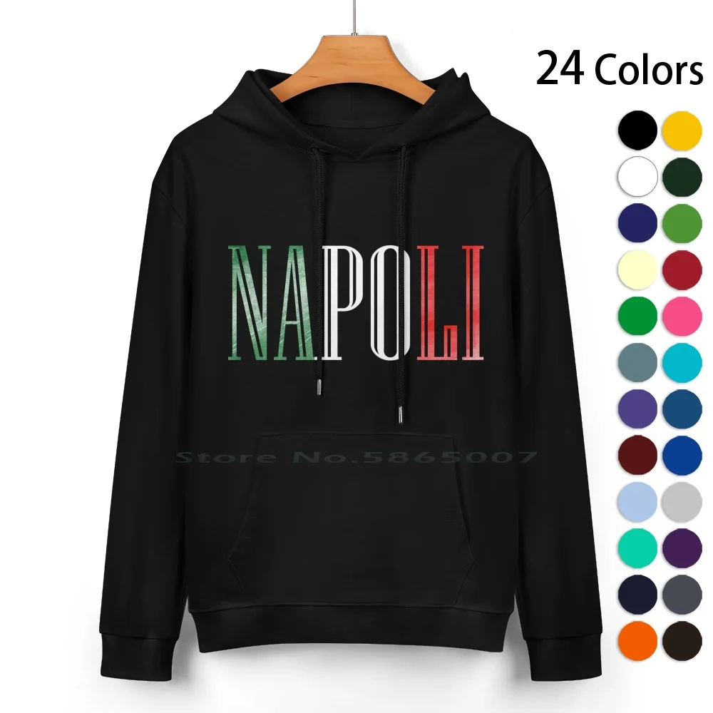 Napoli, città italiana felpa con cappuccio in puro cotone 24 colori italia Calcio Calcio Napoli Roma europa Argentina Calcio Sport