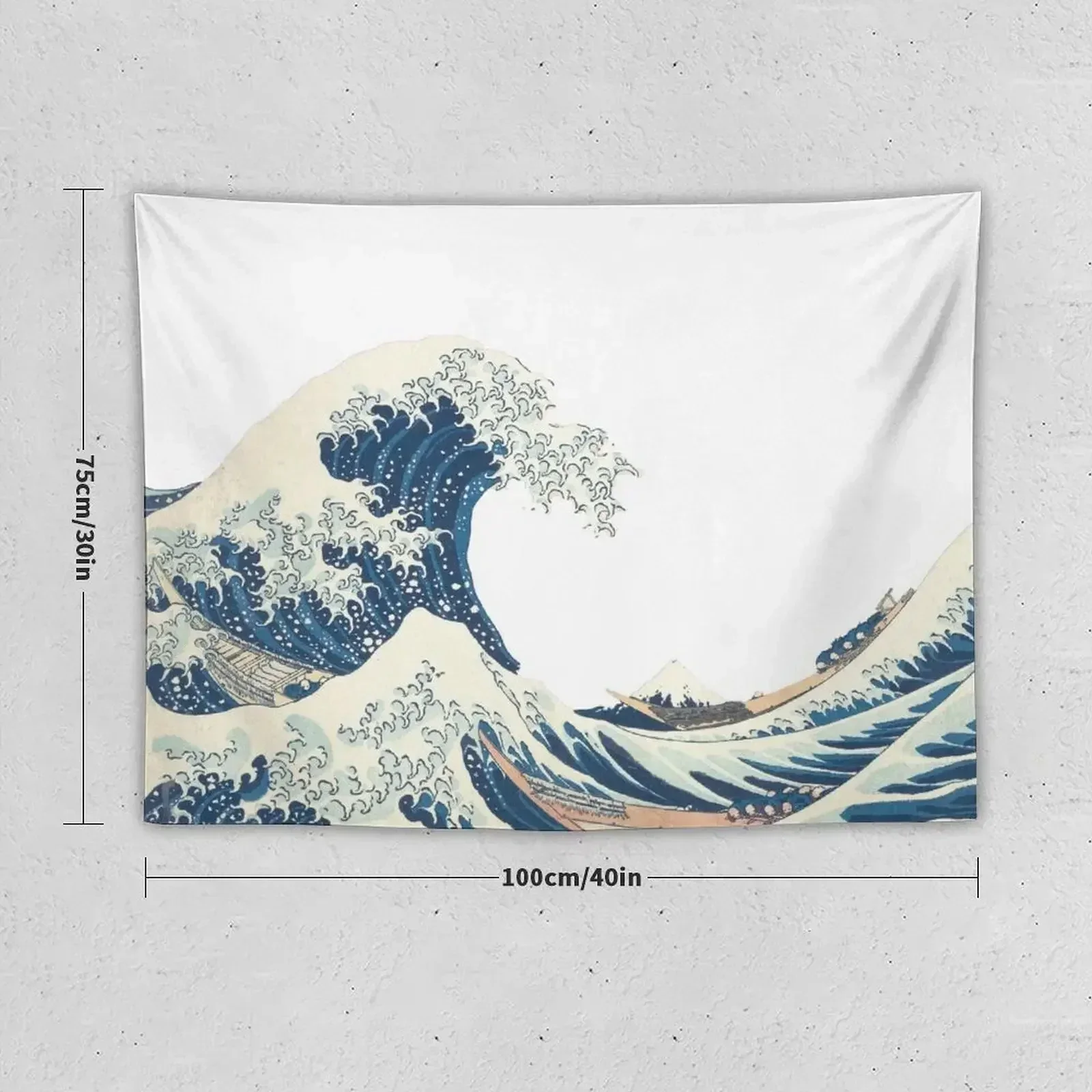 Great Wave Tapestry Room Decor Korean Style Wall Decoration Items Home Decorations Aesthetic Tapestry