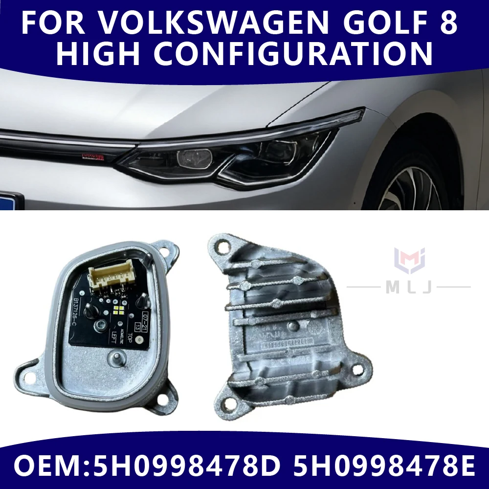 

5H0998478D 5H0998478E New For VW Volkswagen GOLF MK8 High Spec LED DRL Module Control Unit Car Accessories Daytime Running Light