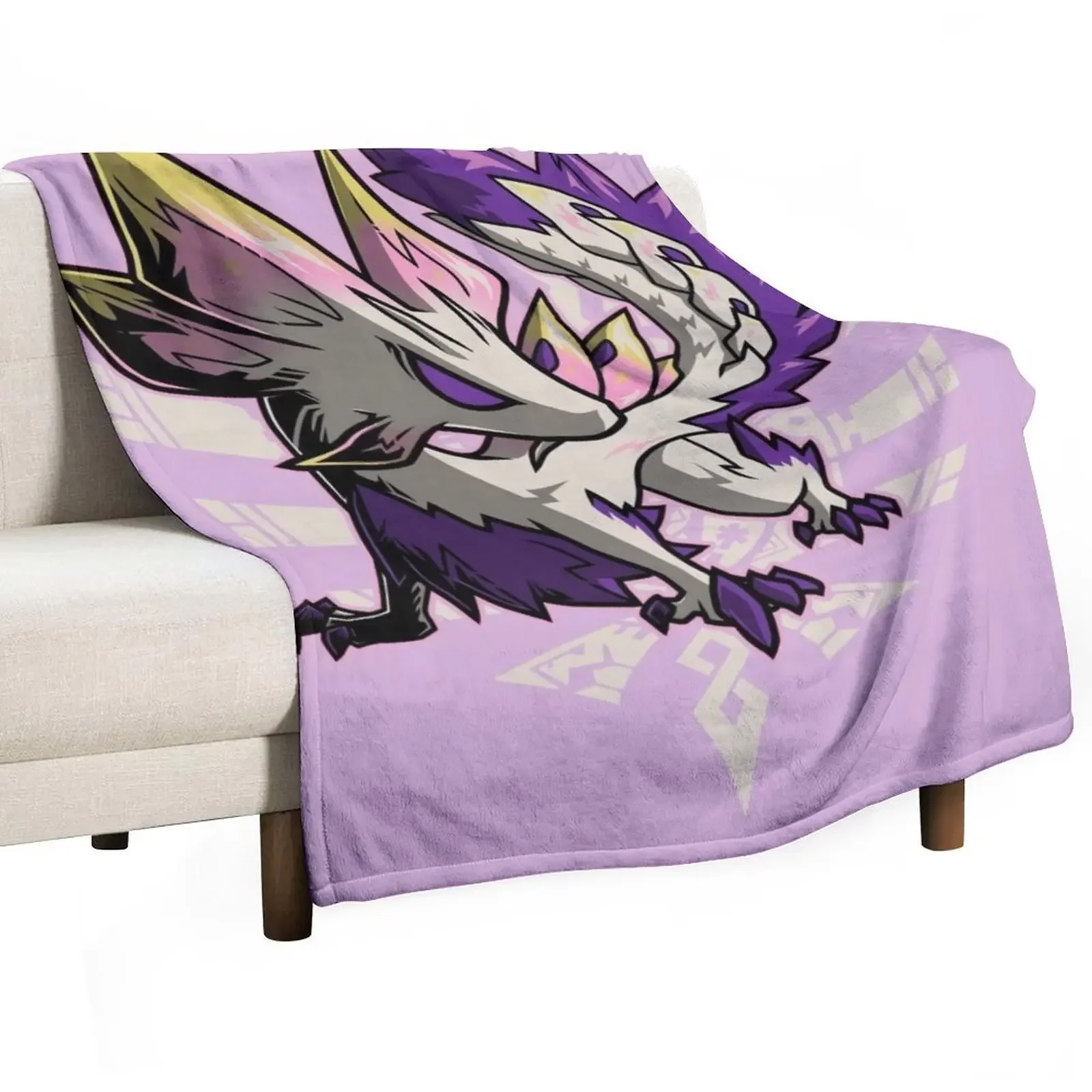 

Mizutsune Monster Hunter Throw Blanket Camping warm winter Blankets