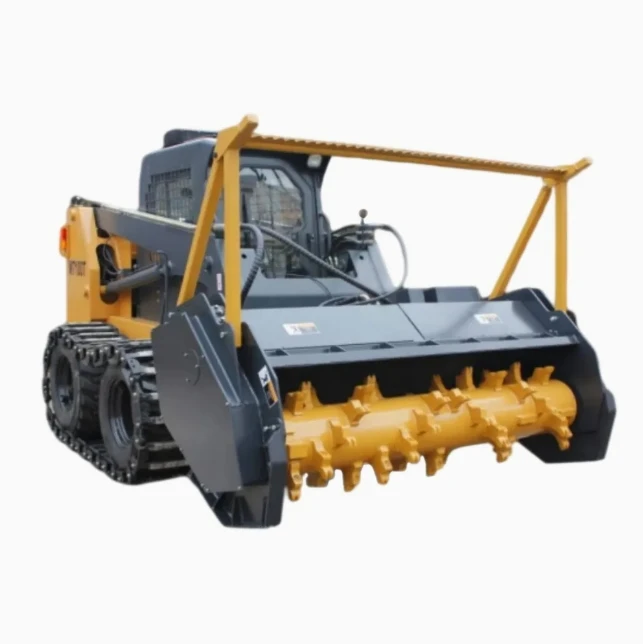 Forest Mulching Forestry Mulcher Mini Agricultural Machine Gear Hydraulic Feeding Powered Pump High Bearing