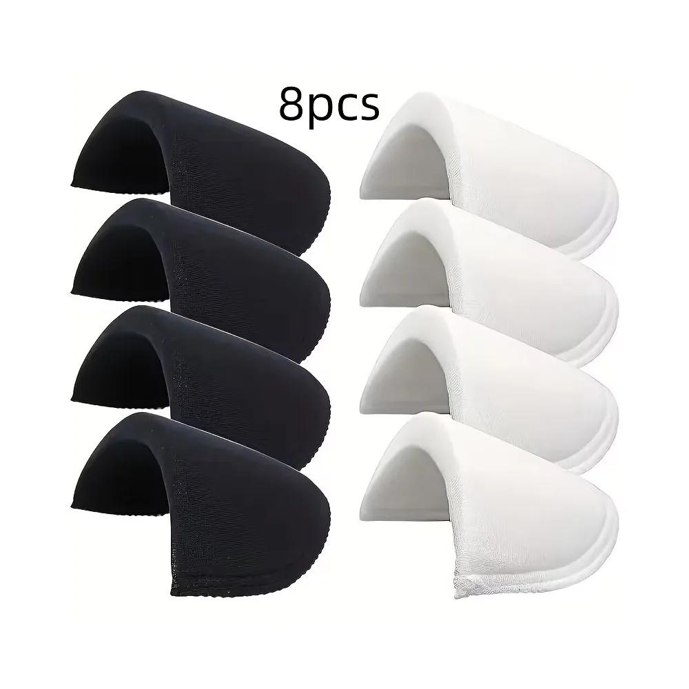 4pcs/8pcs Piece Poly Sewing Shoulder Pad Set, Unisex, Padded, Jacket Garment Sewing Accessory for Garment Lining