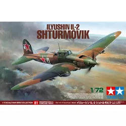 Tamiya 60781 1/72 Scale Model Aircraft Kit WWII Russian Ilyushin IL-2 Shturmovik