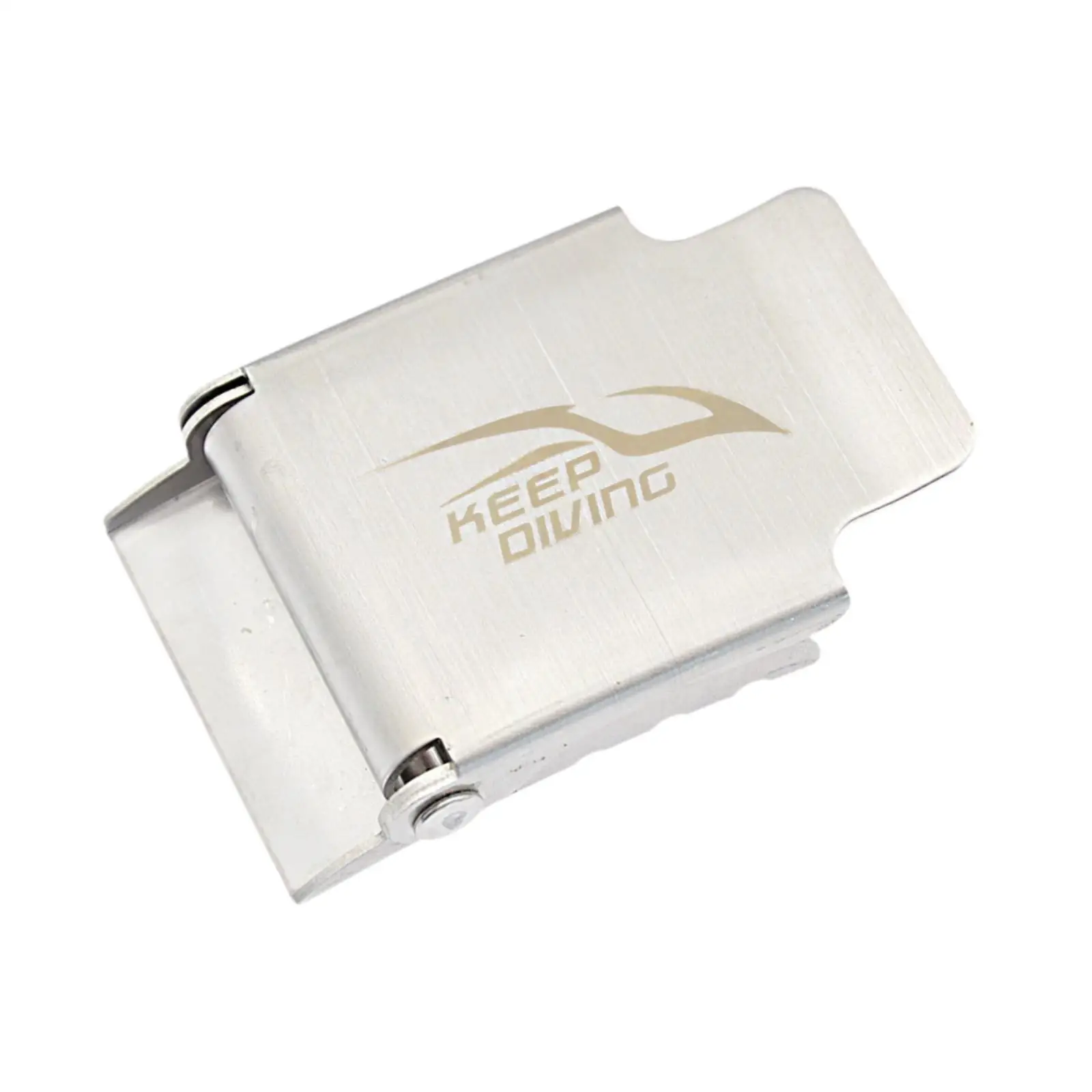 Dive Belt Buckle with Brushed Stainless Steel Quick Release for Professional Diving Harness and Freediving Gear