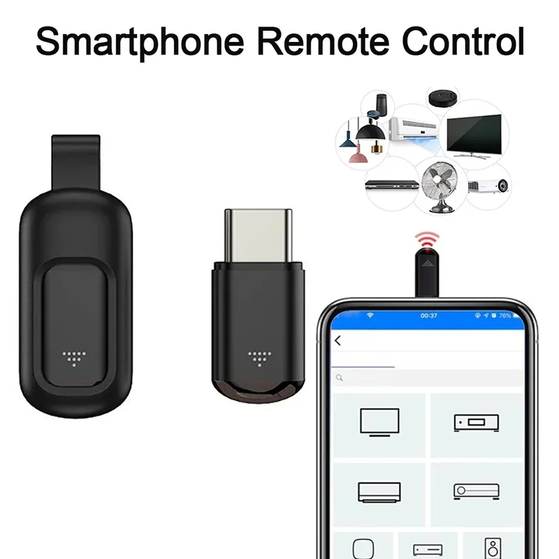 IR Wireless Infrared Remote Control Adapter Smartphone App Control Infrared Transmitter For IPhone Android Air Conditioner Fan